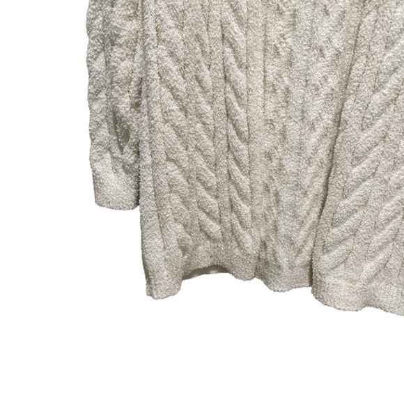 Z Supply Cate Cable Knit Cardigan Sweater Sea Salt Women’s Size Medium - Picture 5 of 11